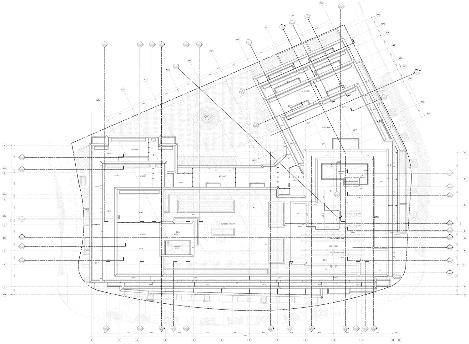 Overall roof plan