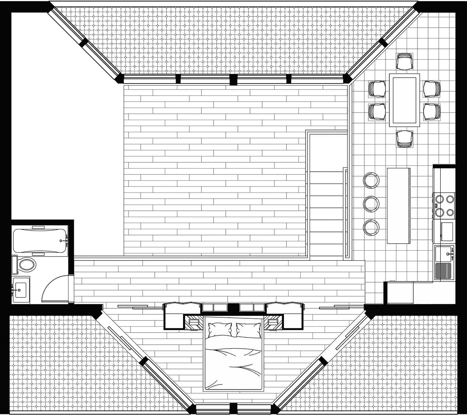 Studio floor plan