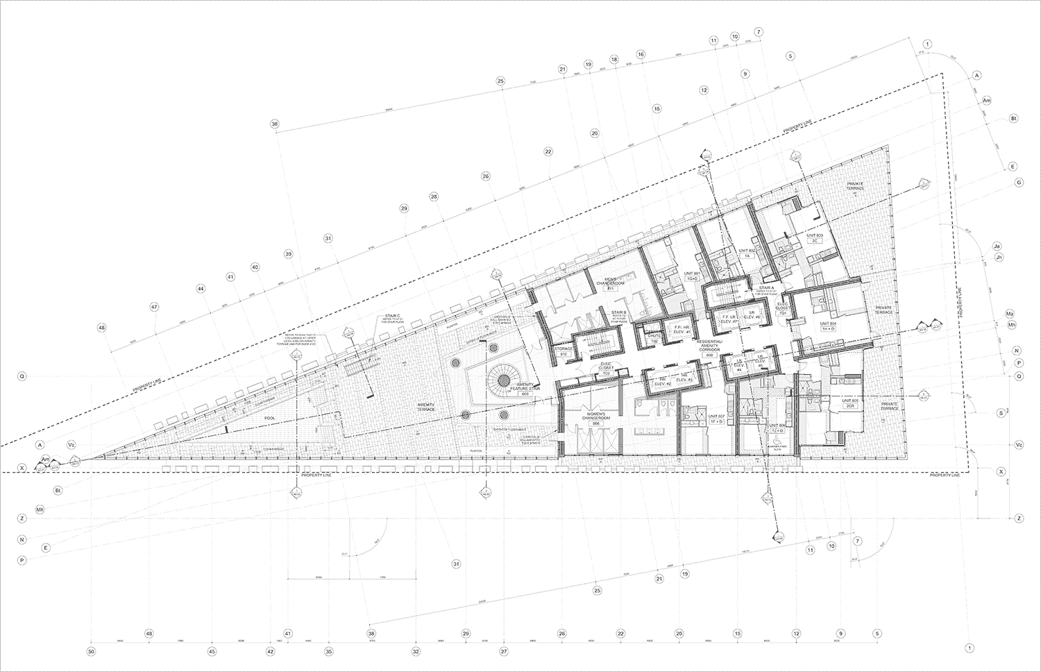 Top of podium floor plan