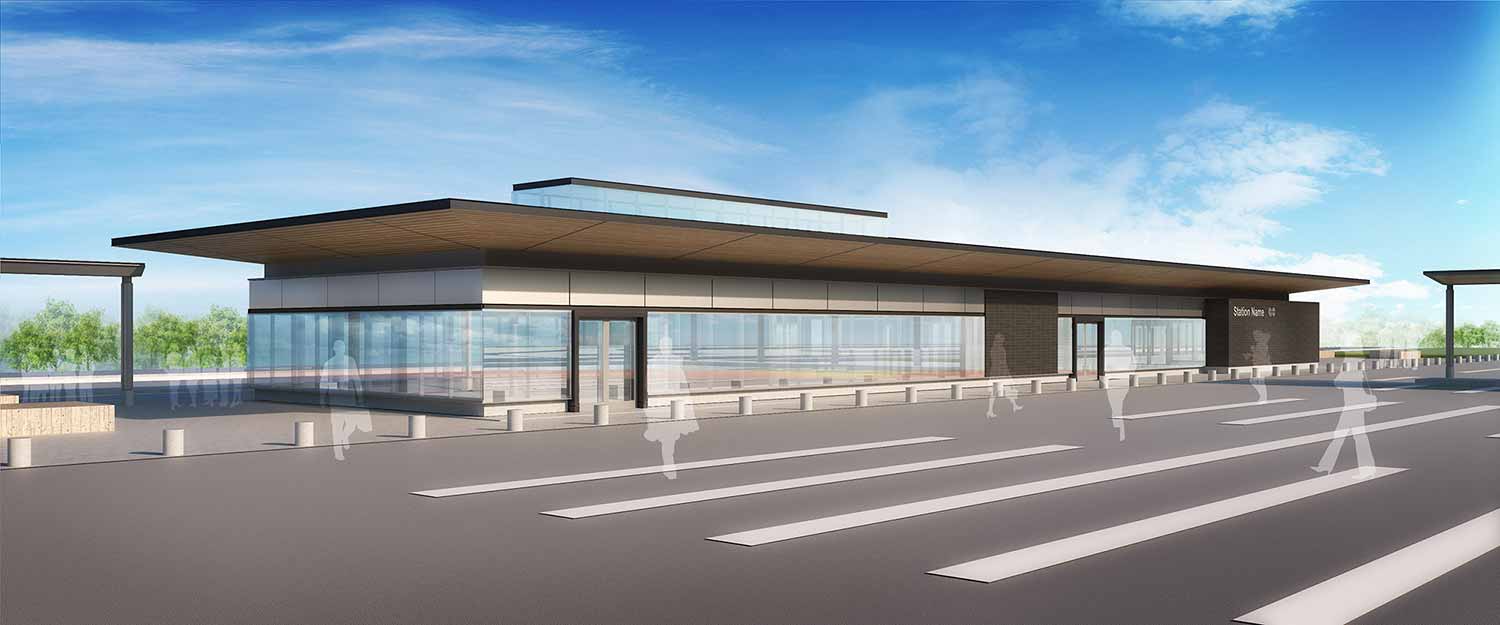 Toronto GO train station rendering