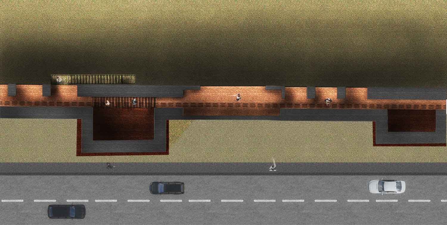 Public tunnel floor plan