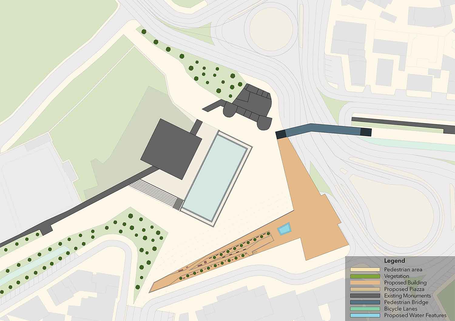 Piazza Ostiense proposed site plan