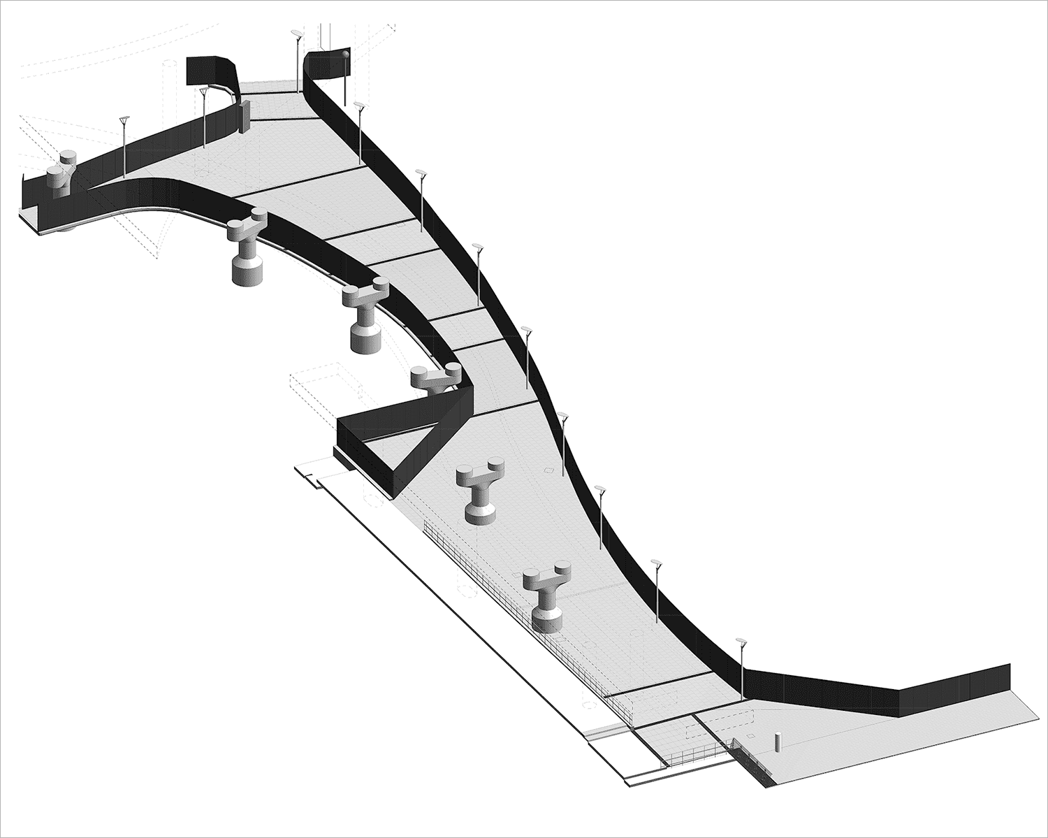 3D view from Revit model