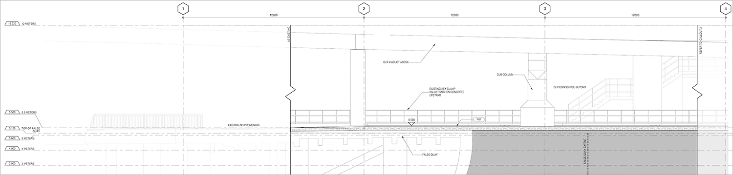 Partial elevation