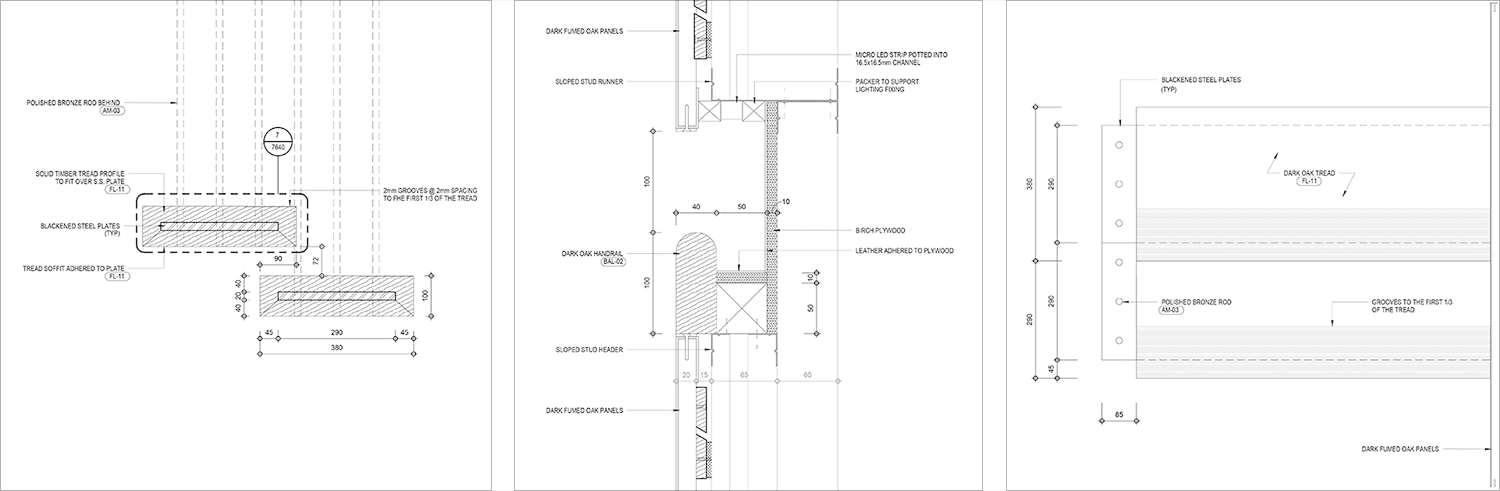 Interior stair details