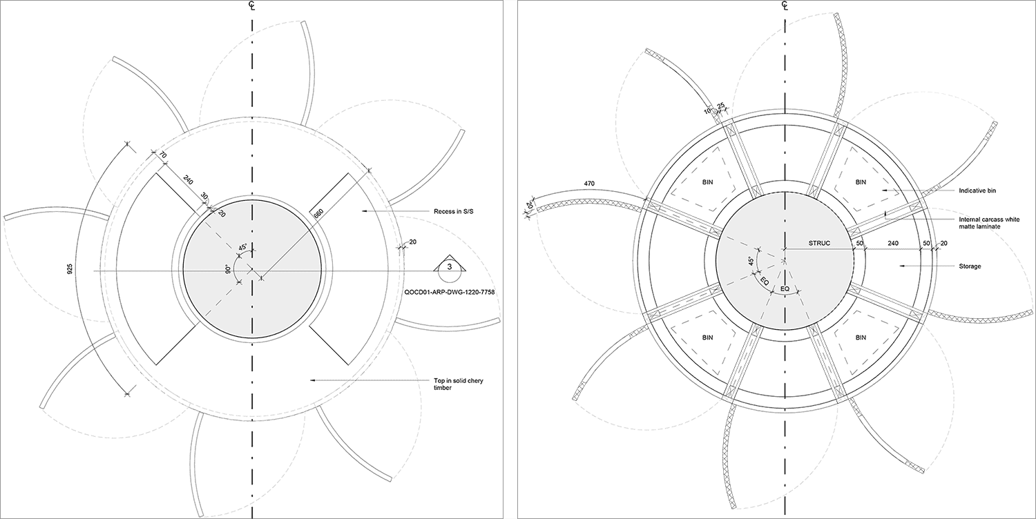 Concourse storage plan details